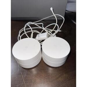 2 Google AC-1304 WiFi Point Router With Power Cord WORKS